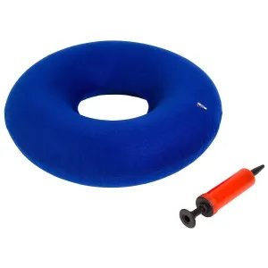 Importikaah I Donut Shaped, Round Inflatable Cushion, Anti-Decubitus Pad (Blue)