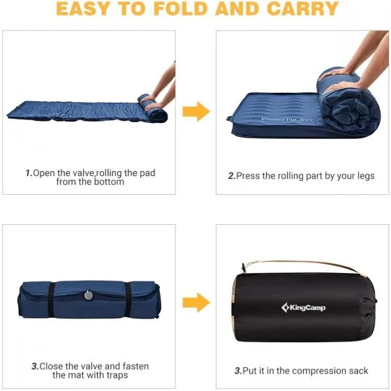 KingCamp Self-Inflating Double/Single Sleeping Mattress