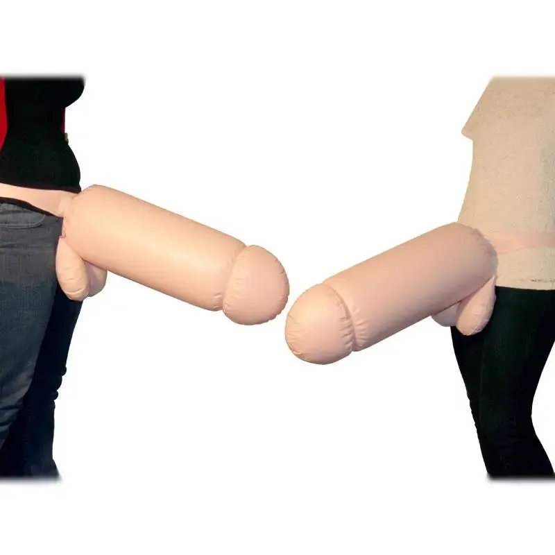 Kinky Flesh Pink Inflatable Cock Fighting