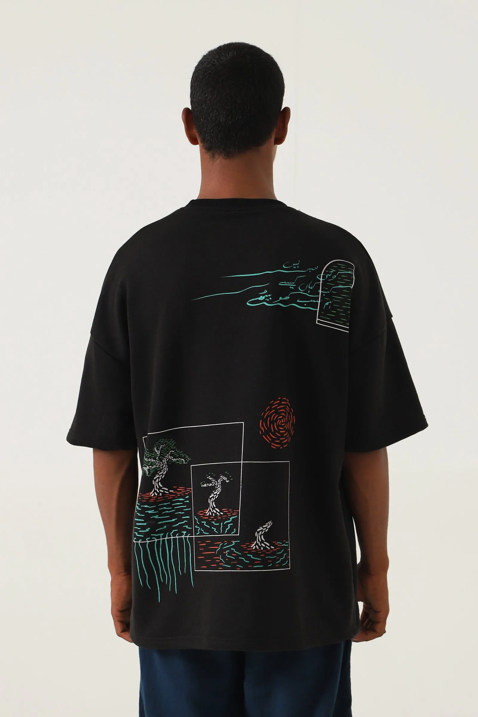 KOI KHABAR NAI - BLACK T-SHIRT