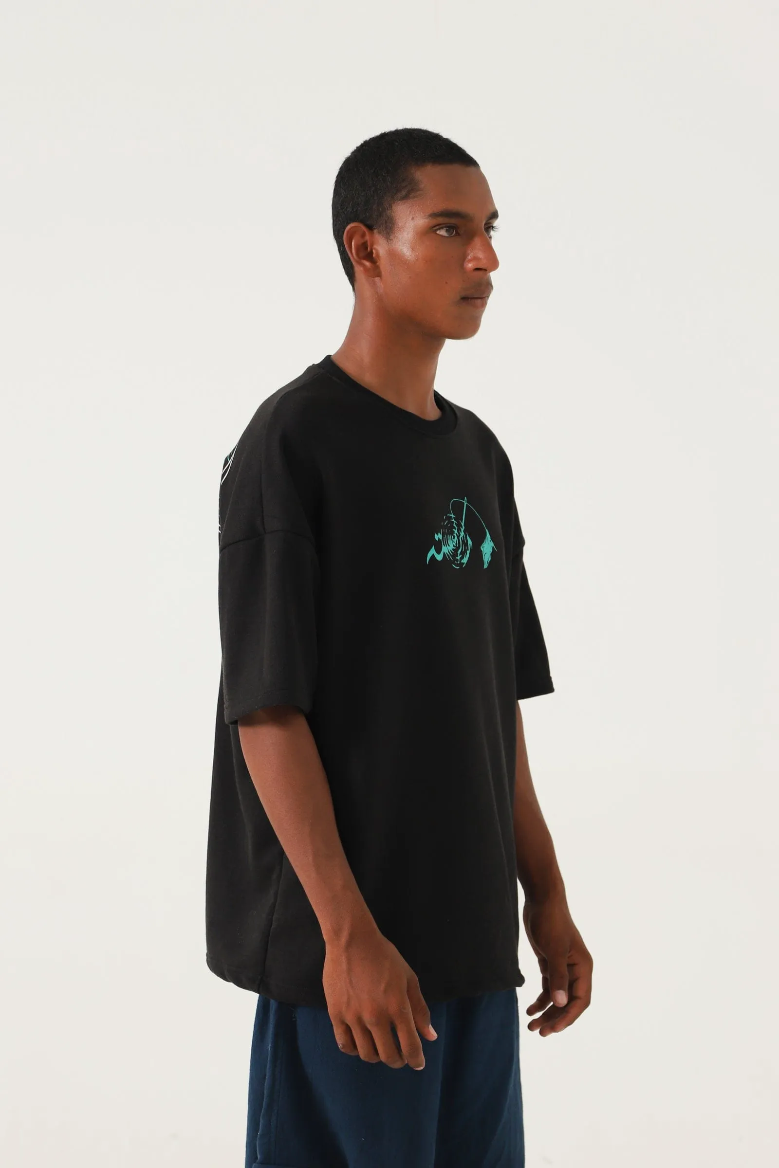 KOI KHABAR NAI - BLACK T-SHIRT