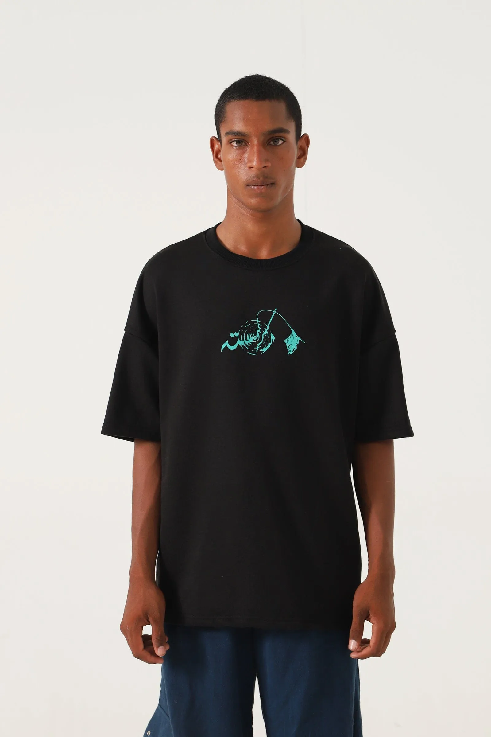 KOI KHABAR NAI - BLACK T-SHIRT