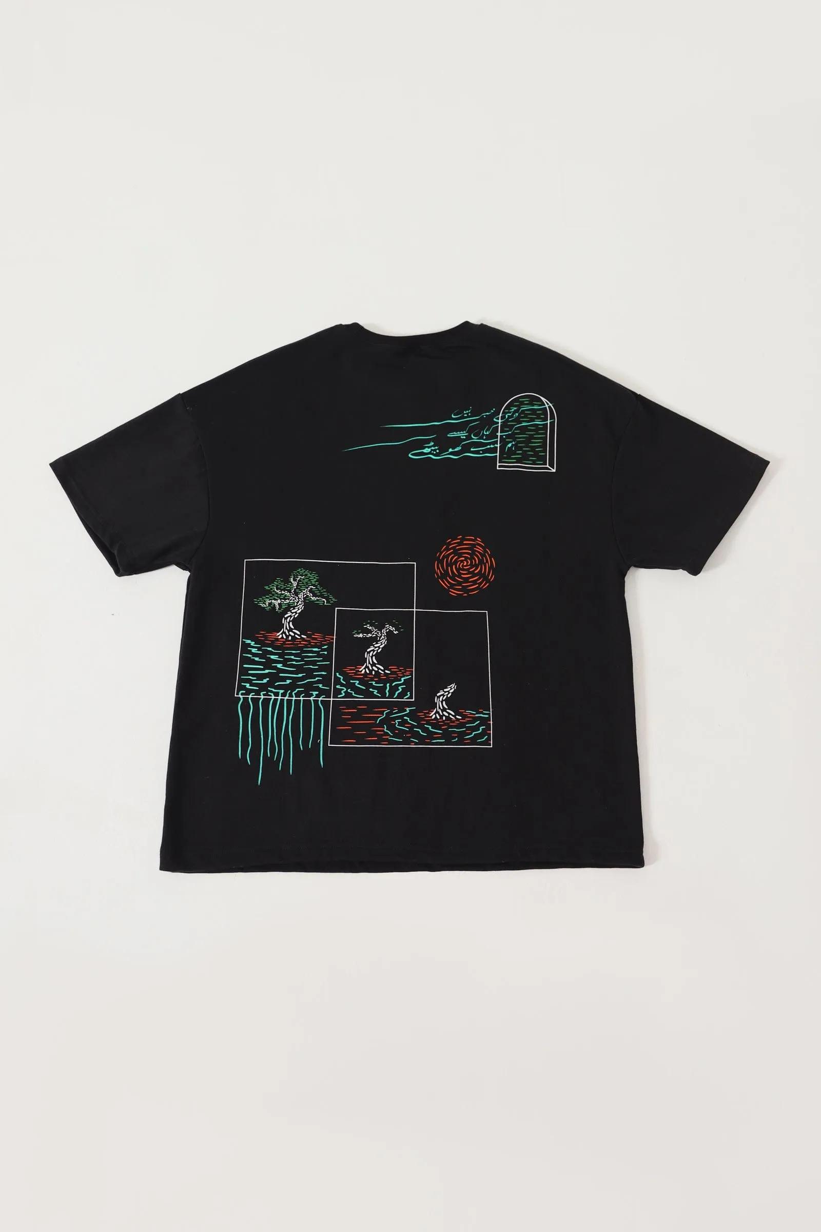 KOI KHABAR NAI - BLACK T-SHIRT
