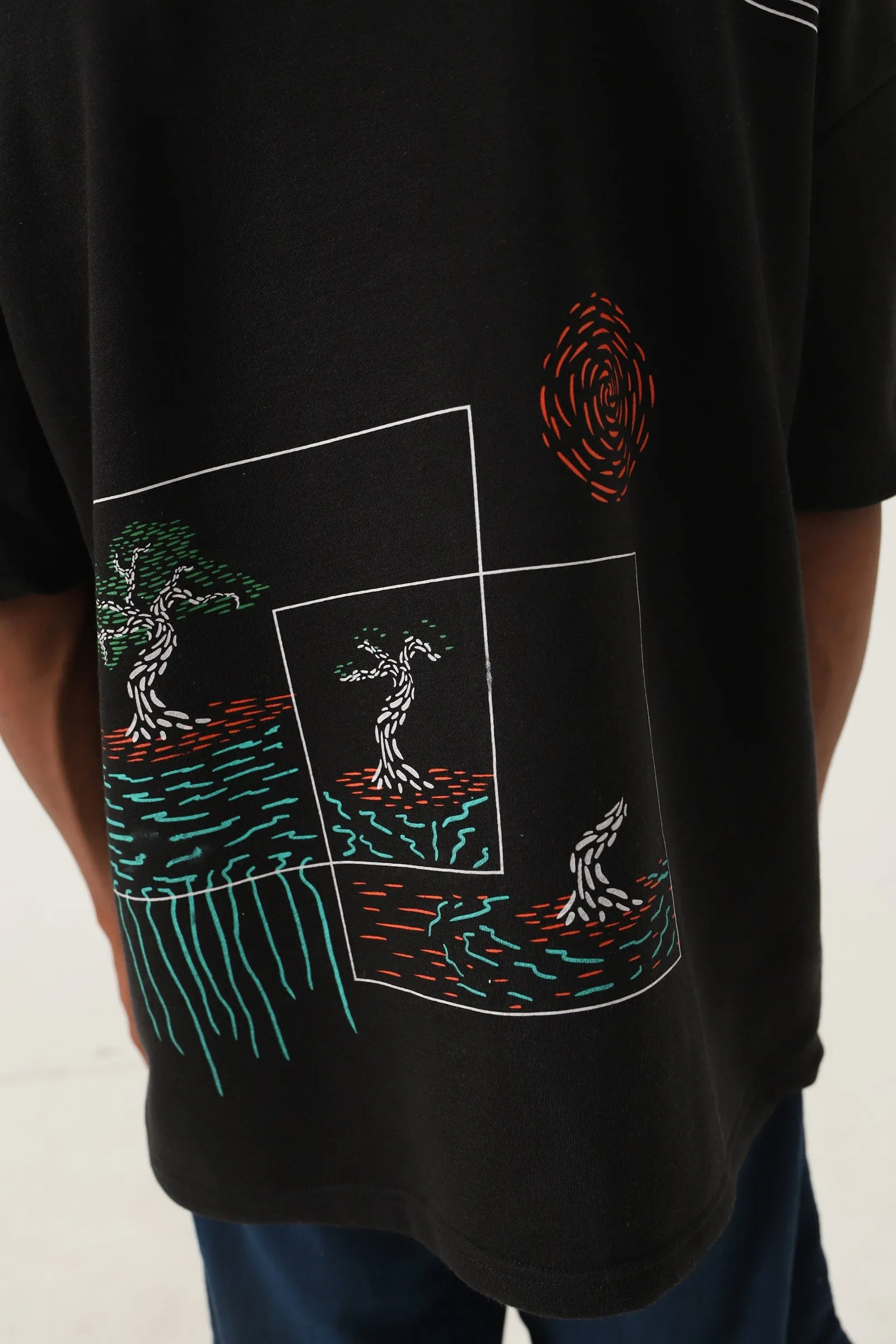 KOI KHABAR NAI - BLACK T-SHIRT