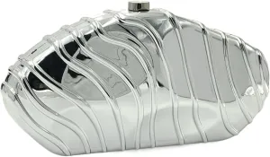 Large Acrylic Clutch Purses for Women Formal Metallic Shell Purse Evening Bag Clutch