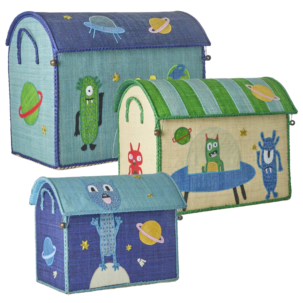 Large Toy Basket in Monster Design