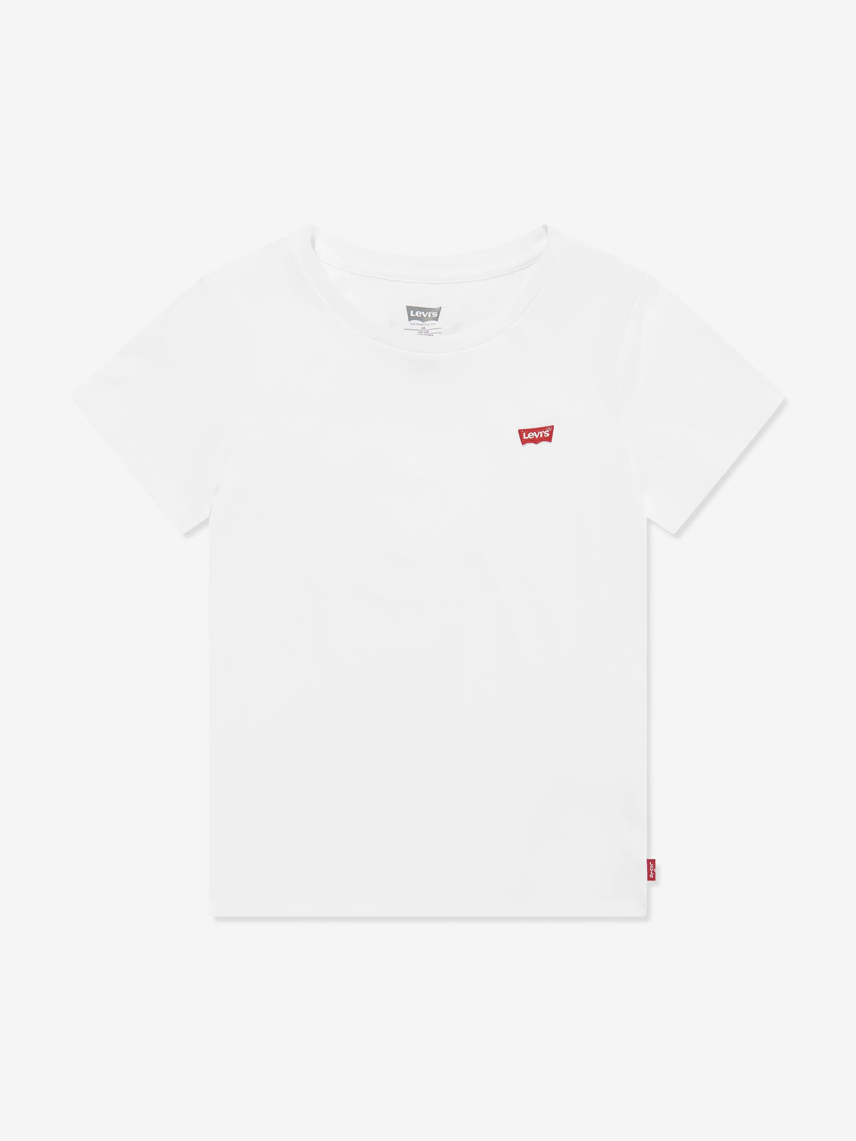 Levi's Girls Batwing Chest Hit T-Shirt in White