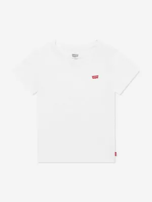 Levi's Girls Batwing Chest Hit T-Shirt in White