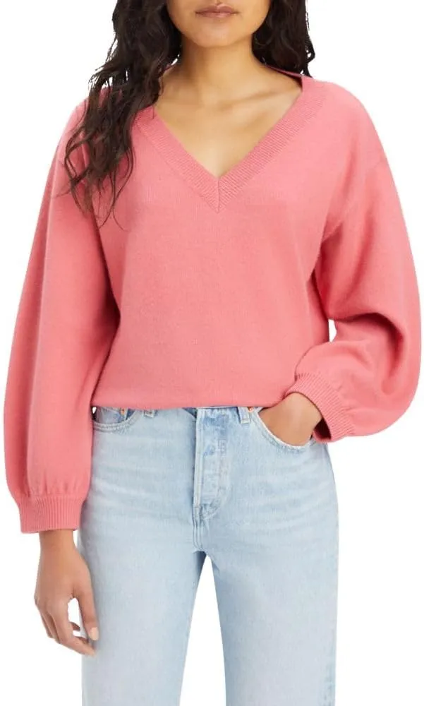 Levi's Women's Long Sleeve Flower Sweater