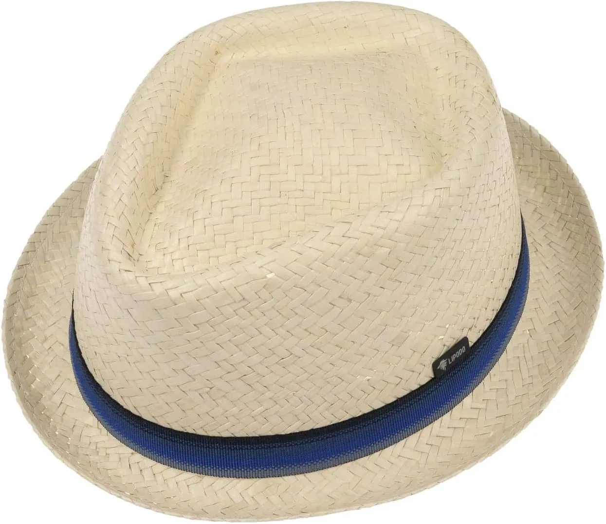 Lipodo Diamond Crown Straw Hat Women/Men - Made in Italy
