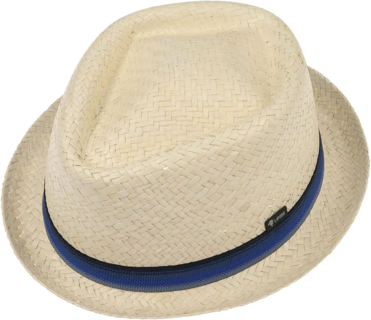 Lipodo Diamond Crown Straw Hat Women/Men - Made in Italy