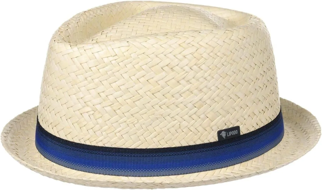 Lipodo Diamond Crown Straw Hat Women/Men - Made in Italy