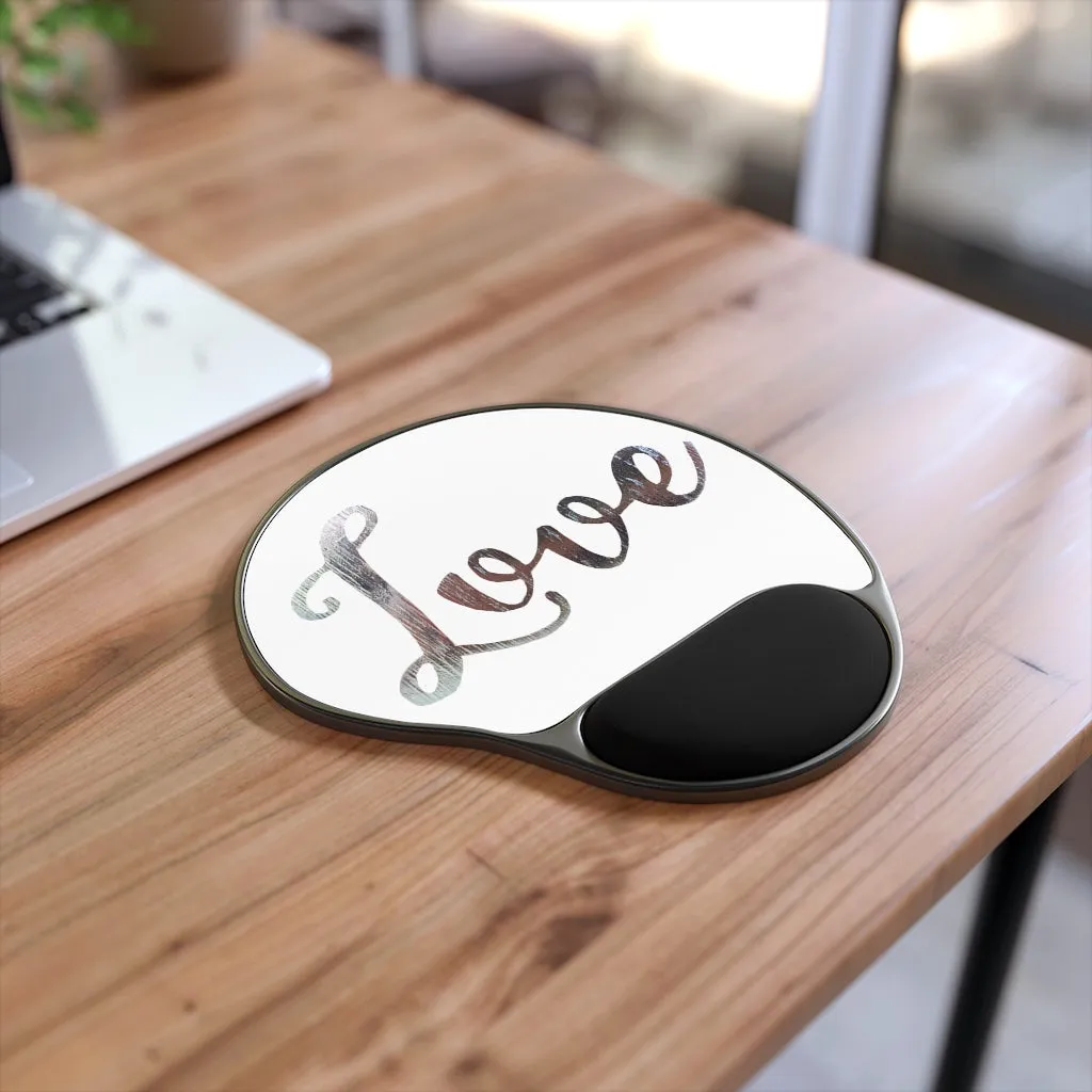 Love Mouse Pad With Wrist Rest