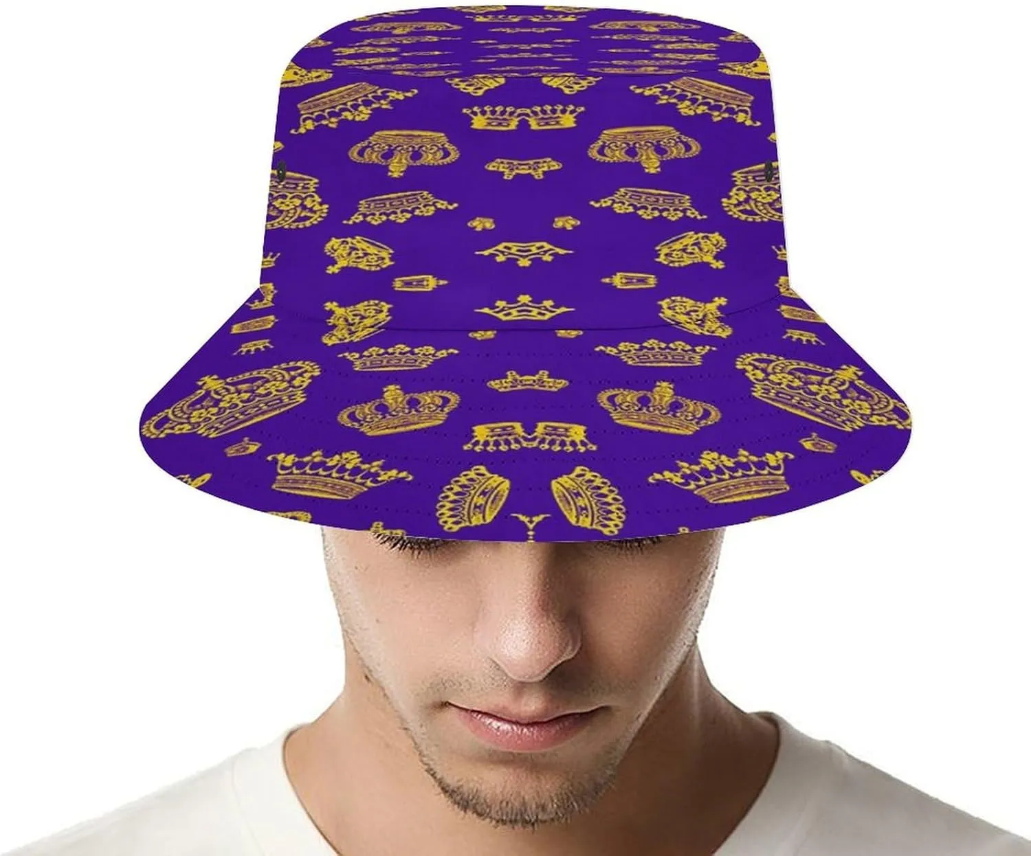 Men Women Outdoor Wide Brim Fisherman Hats Sun Protection Bucket Cap