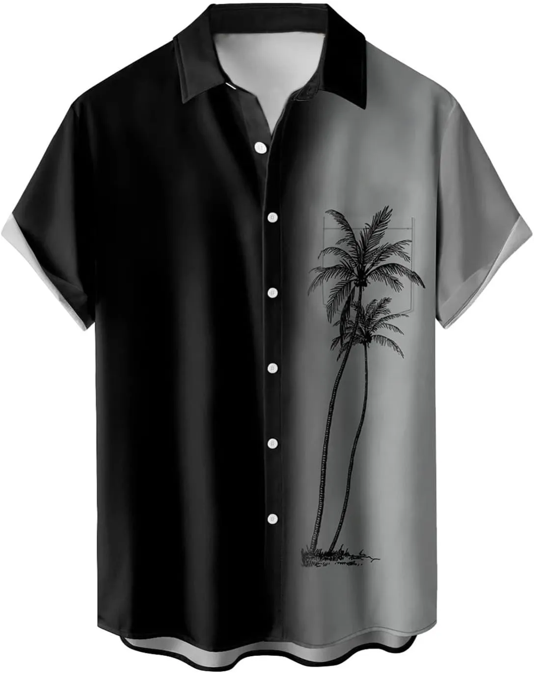Men's Hawaiian Floral Shirts Cotton Linen Beach Flower Shirt and Long Suits Mens Printed Summer Beach Casual