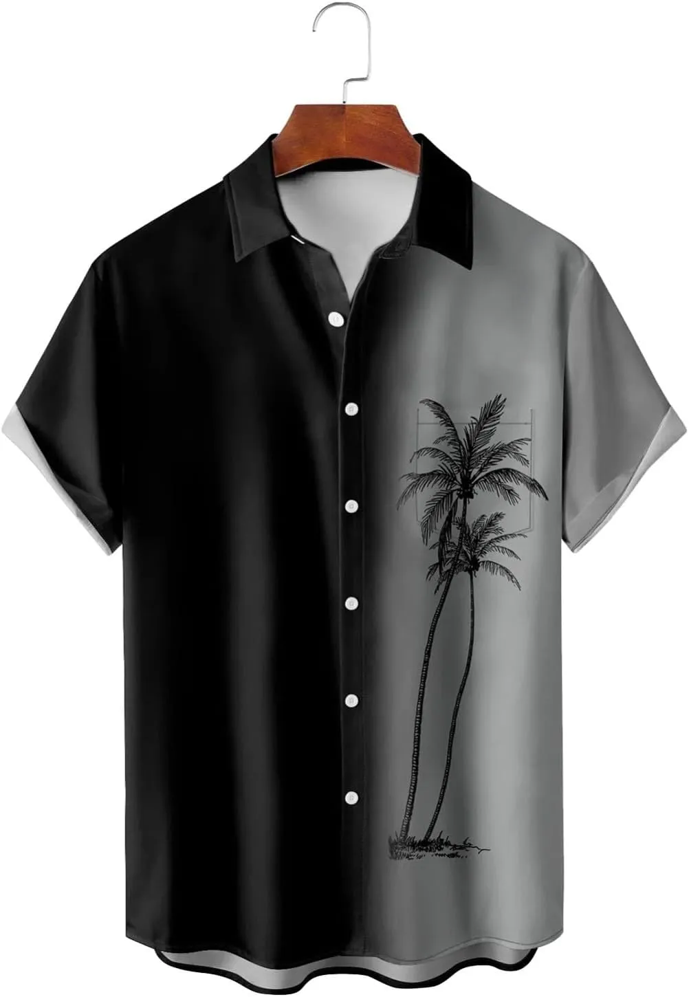 Men's Hawaiian Floral Shirts Cotton Linen Beach Flower Shirt and Long Suits Mens Printed Summer Beach Casual
