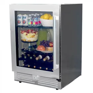 MHP Modern Home Products 24" Built-In or Portable Outdoor Rated Refrigerator PFFRIG24