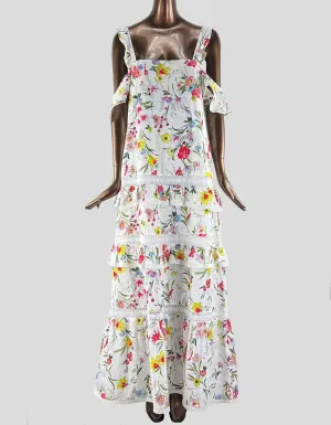 N/ NICHOLAS Ruffle Maxi Dress - 4 US