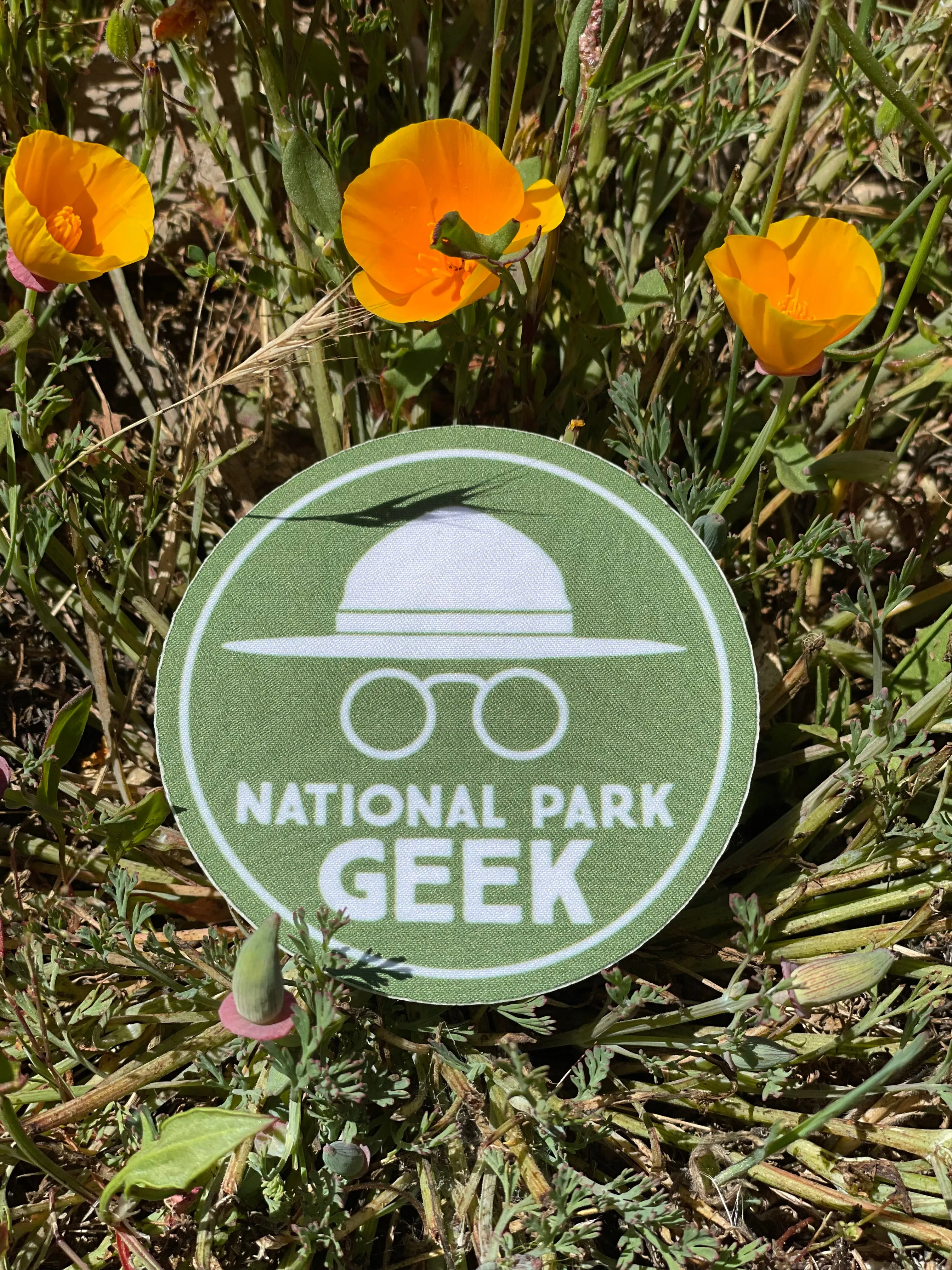 National Park Geek Gear Repair Patch by Noso - green (includes US shipping via USPS only)
