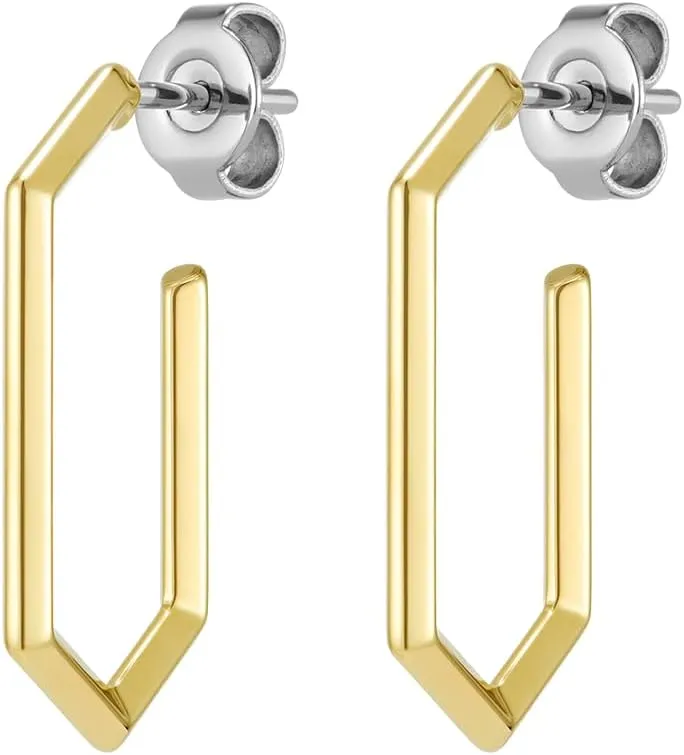Olivia Burton Jewelry - Women's Ever Stacked Collection - Hoop Earrings - Stainless Steel, Hypoallergenic - Easy Everyday Wear - Gift for Her