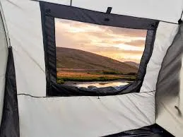PahaQue NuCamp T@B 320 Teardrop Side Tent (SILVER/BLACK TRIM)