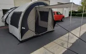 PahaQue NuCamp T@B 320 Teardrop Side Tent (SILVER/BLACK TRIM)
