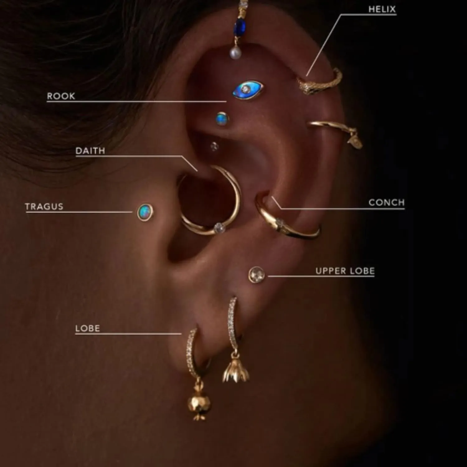 Petite Cross Pav Diamond(0.24ct) Dangle Earring  14k Gold Cross Huggie, Drop Hoop Religious Jewelry, Elegant Faith-Inspired Gift for Her.