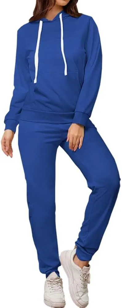 PINSV Sweatsuits Women 2 Piece Outfits Casual Jogging Suits Long Sleeve Hoodie Sweatpants Two Piece Tracksuits Sets