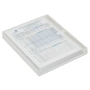 POLY HOOK-LOOP SIDE LOADING EXP ENVELOPE, 11.625", CLEAR, (5 PER PACK)