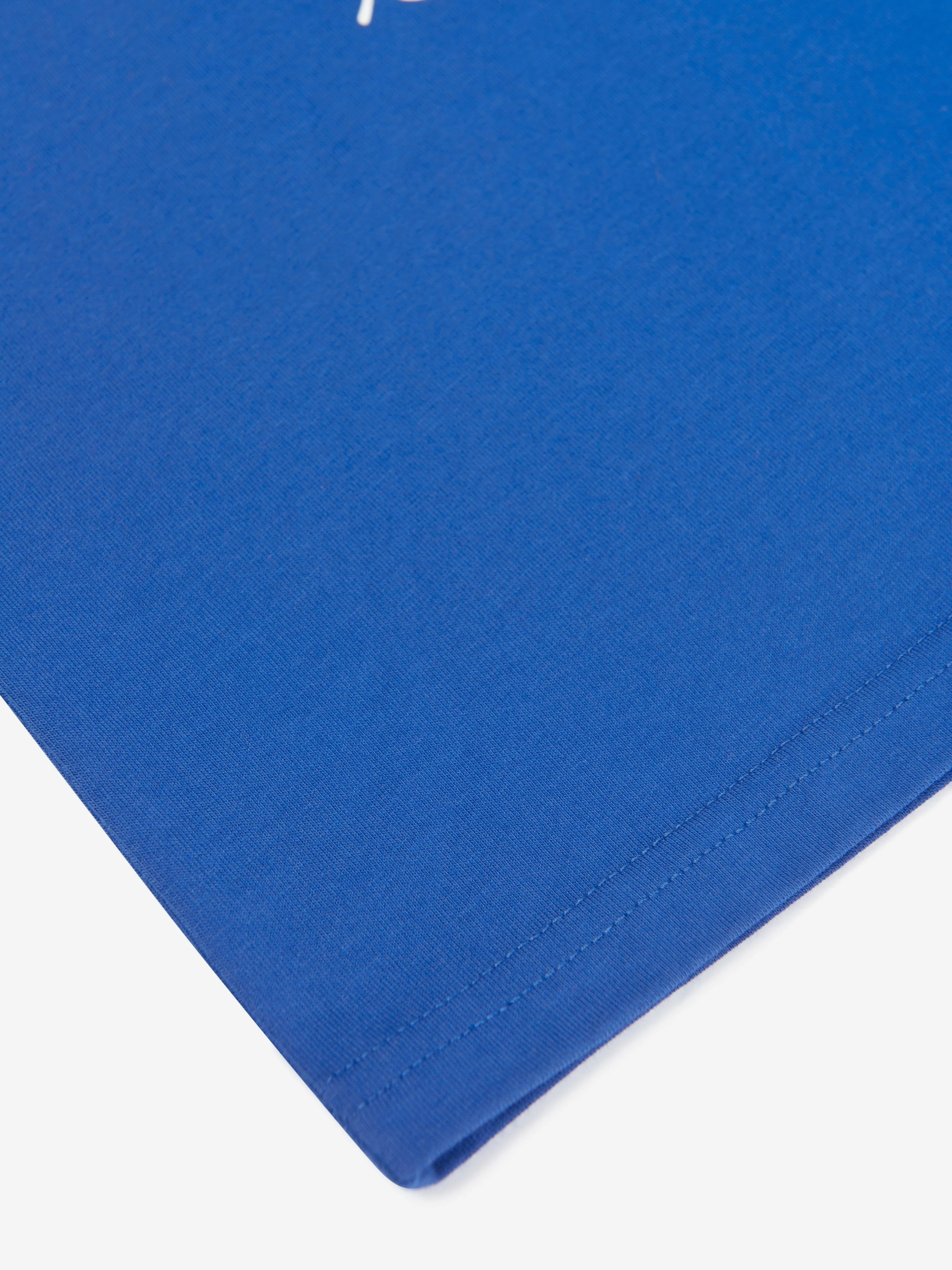 Ralph Lauren Boys Logo Print T-Shirt in Blue
