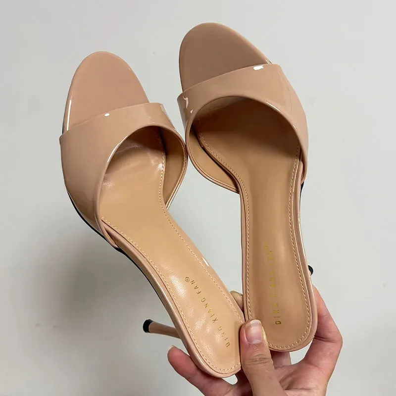 Round Toe Thin Heels