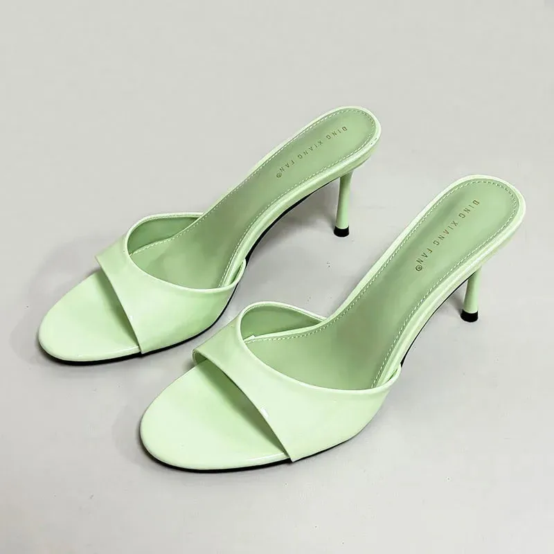 Round Toe Thin Heels