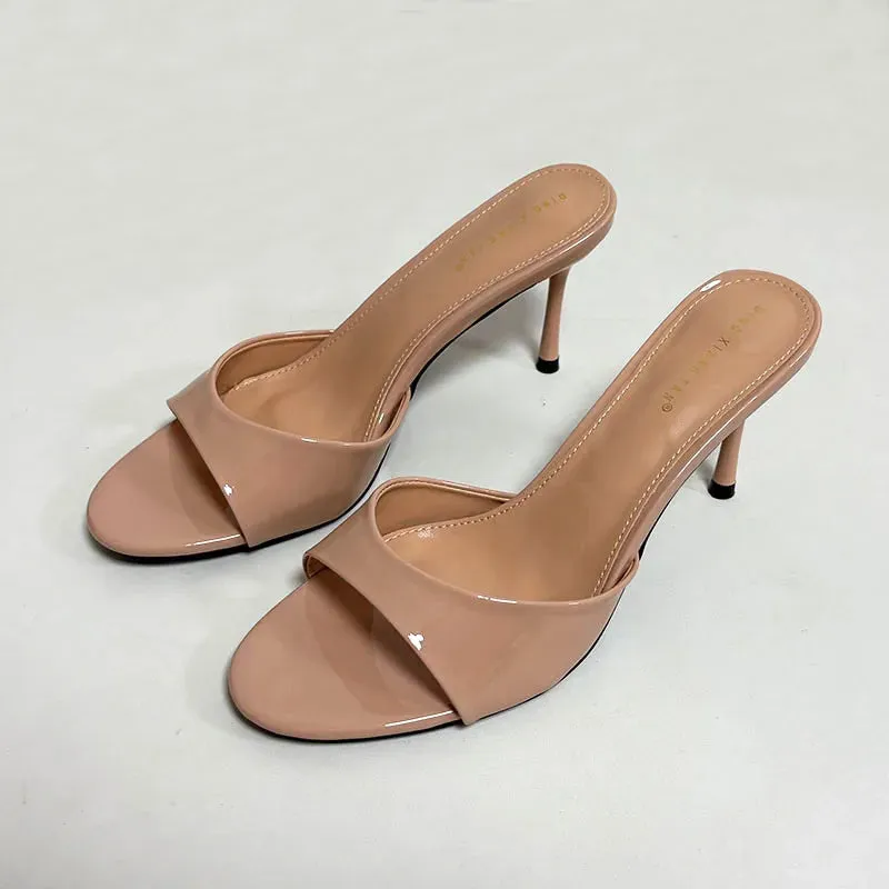 Round Toe Thin Heels