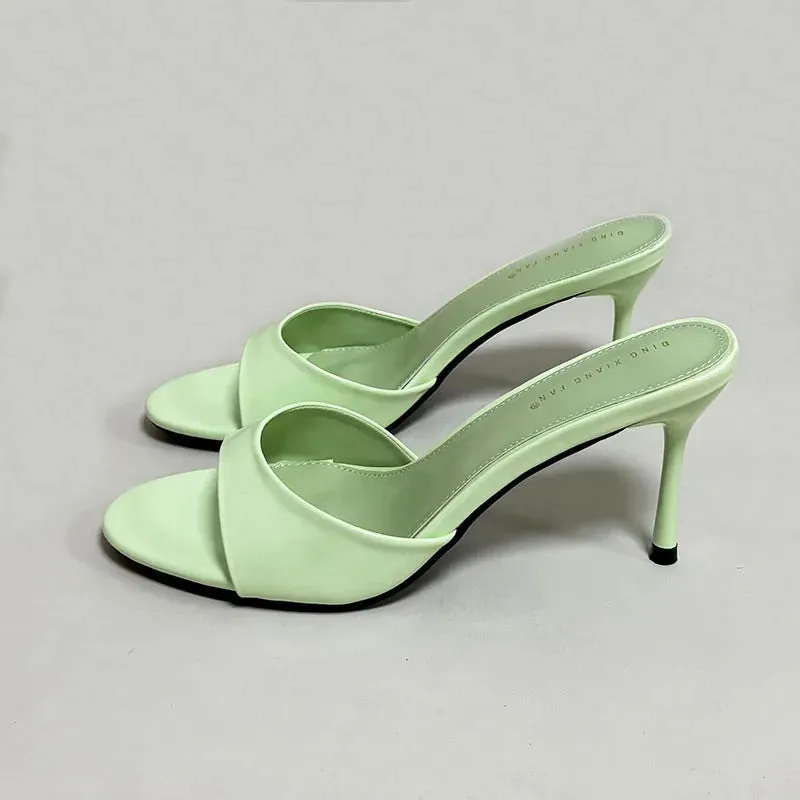 Round Toe Thin Heels