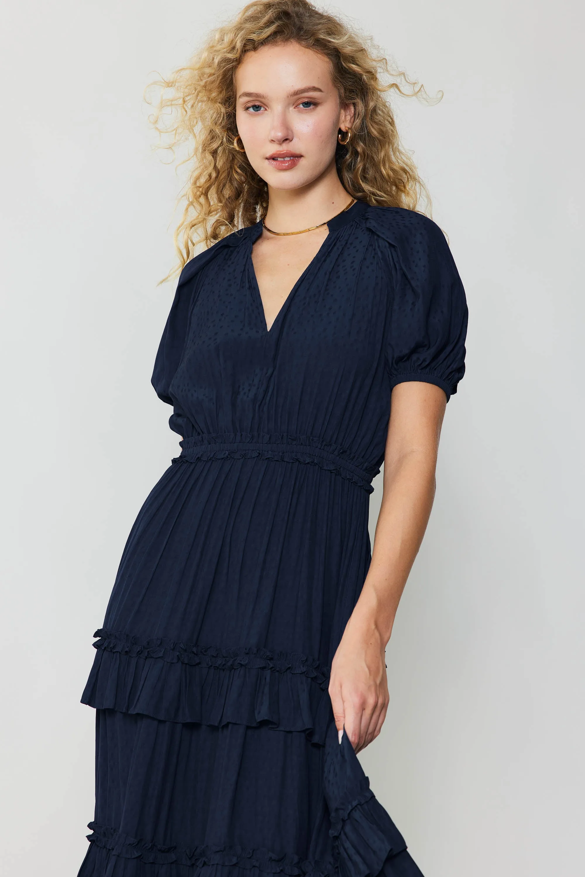 Ruffled Tiered Maxi Dress