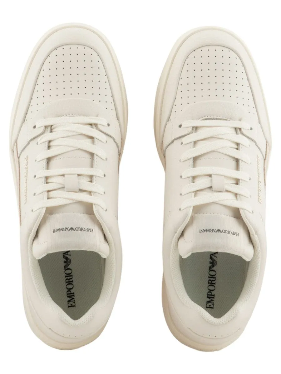 Sneakers con dettaglio cucitura in pelle rigenerata ASV