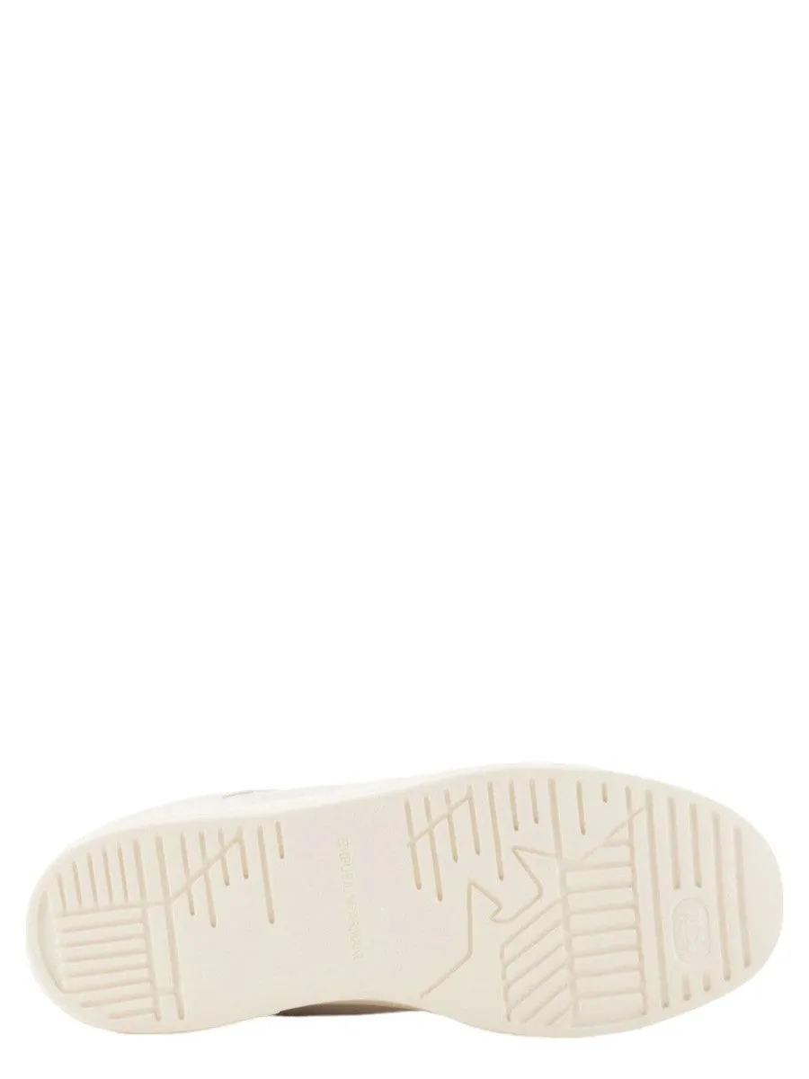 Sneakers con dettaglio cucitura in pelle rigenerata ASV