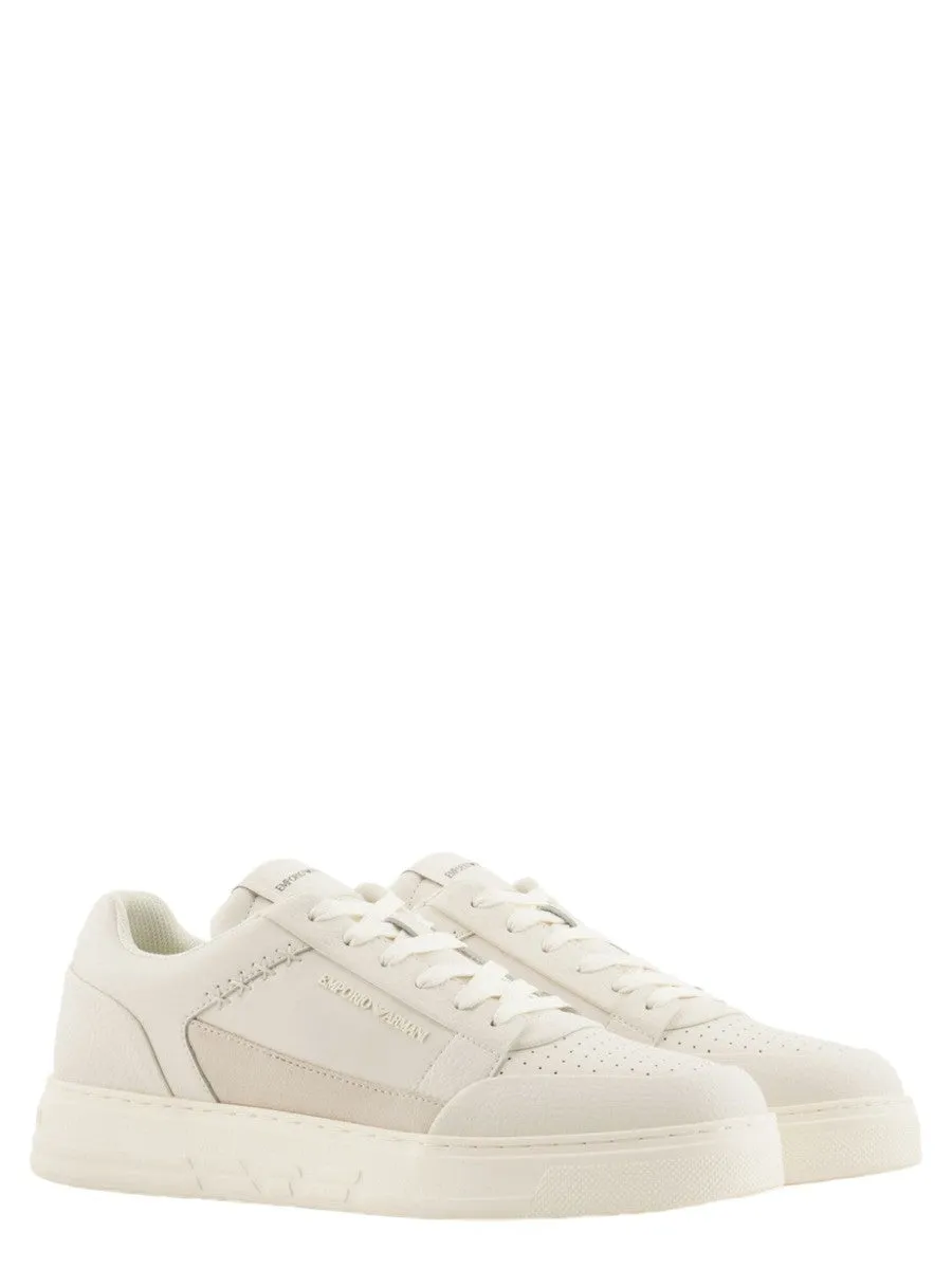 Sneakers con dettaglio cucitura in pelle rigenerata ASV