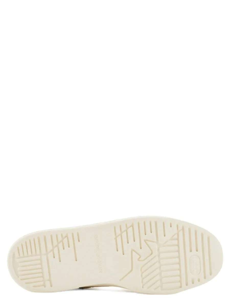 Sneakers in pelle rigenerata con dettagli a contrasto ASV