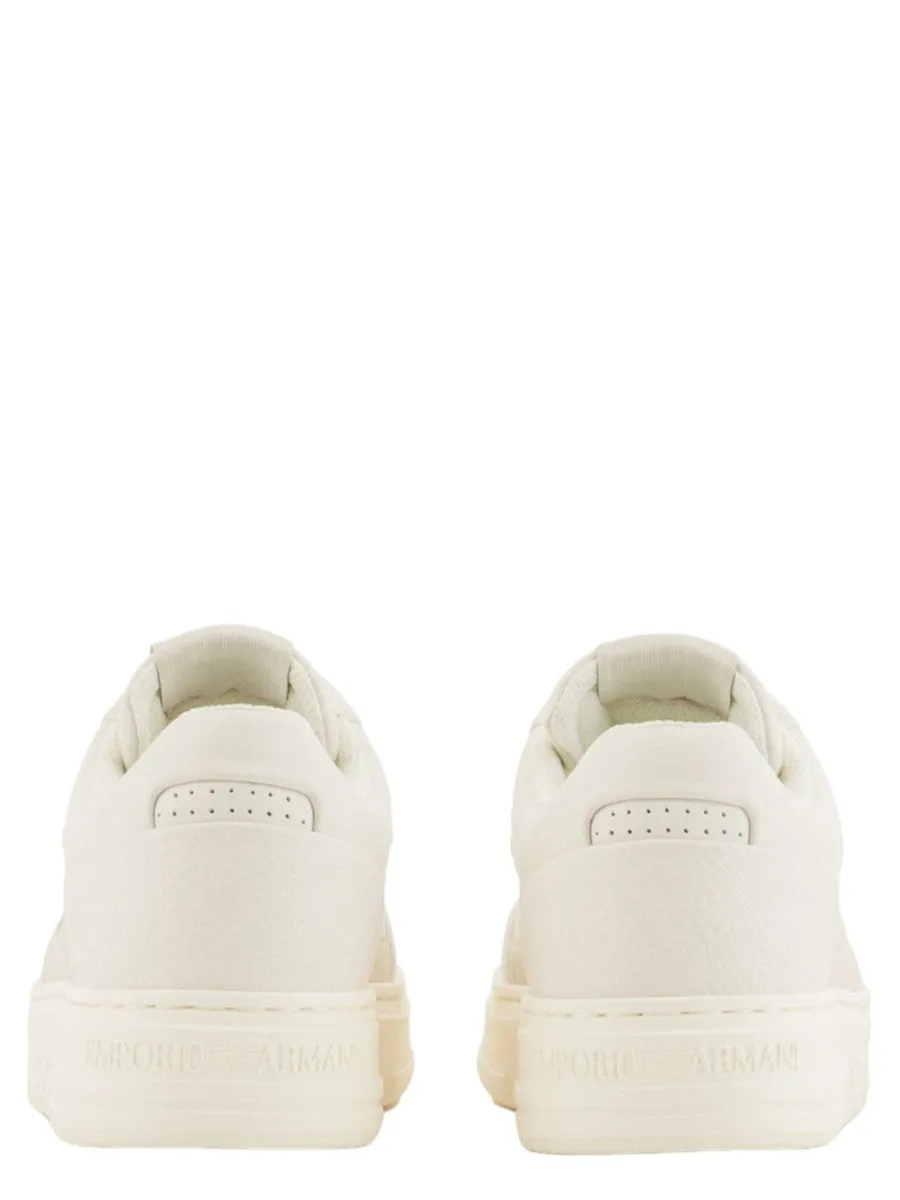 Sneakers in pelle rigenerata con dettagli a contrasto ASV