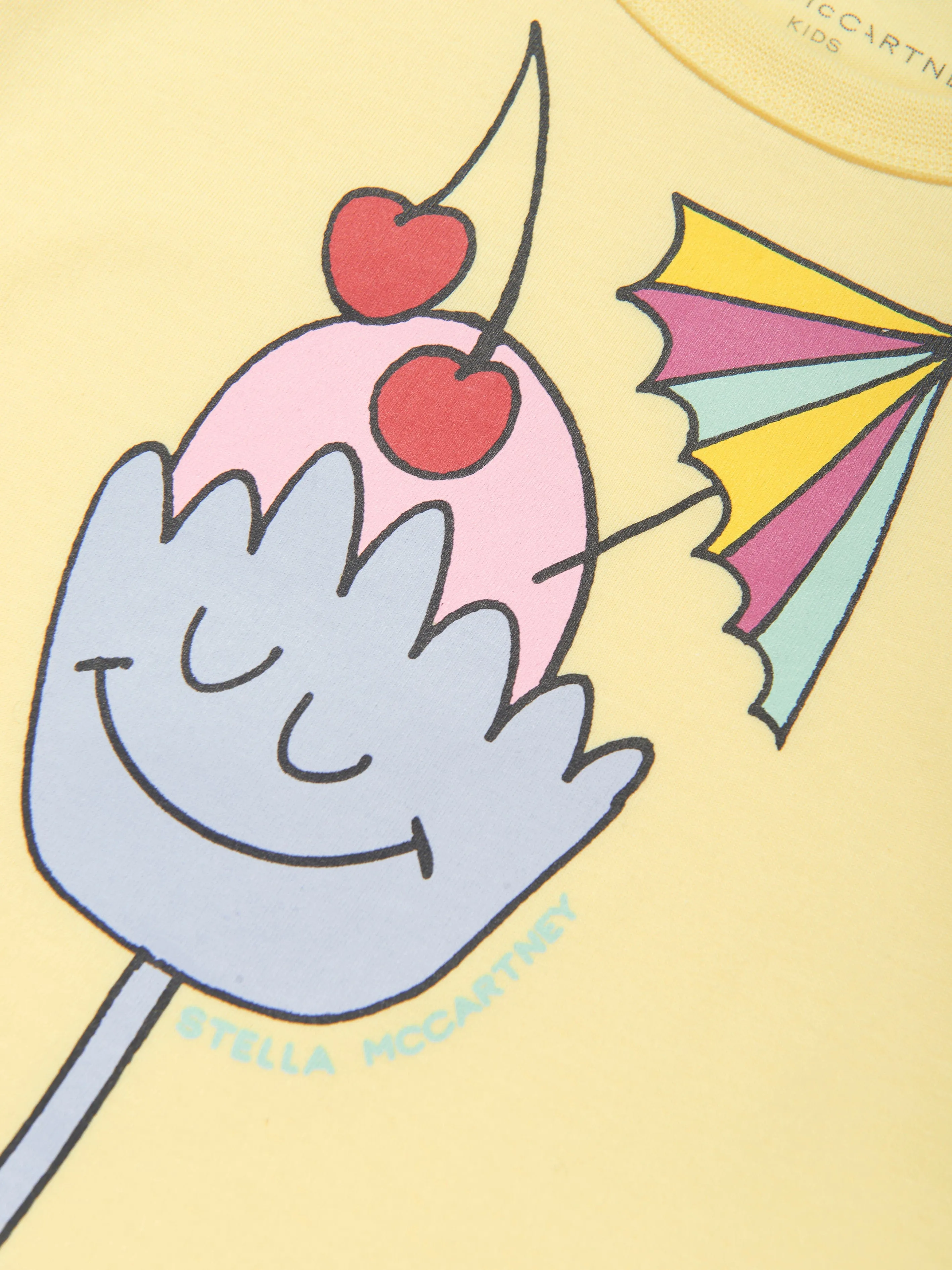 Stella McCartney Girls Chill T-Shirt in Yellow
