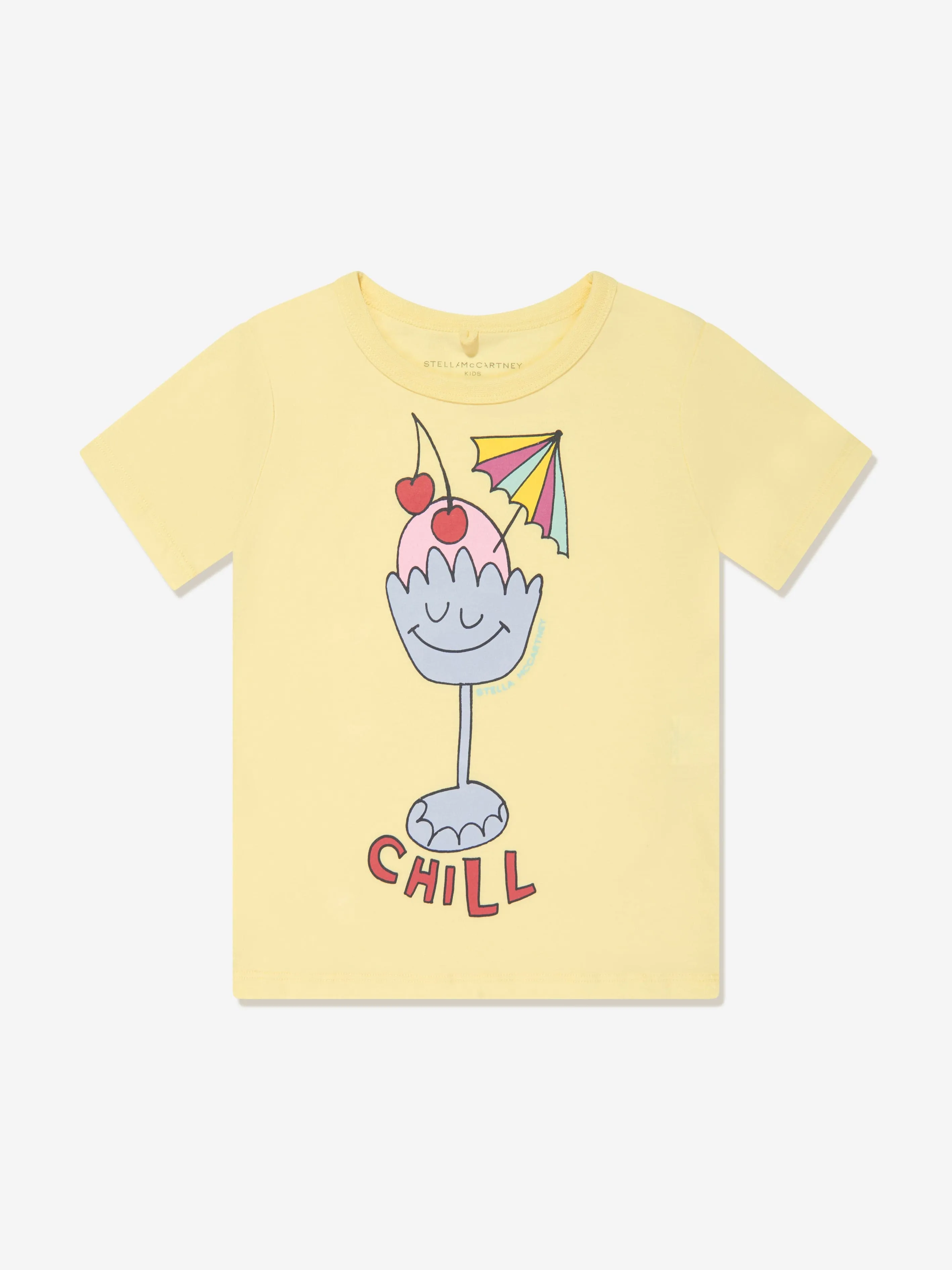 Stella McCartney Girls Chill T-Shirt in Yellow