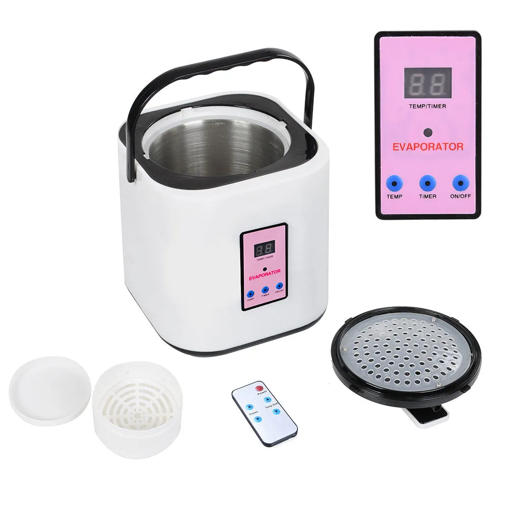 TheLAShop Portable Sauna Tent Steam SPA w/ Chair Remote Silver 2L