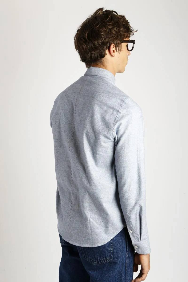 Tokyo Lumb Shirt (Blue Melange)