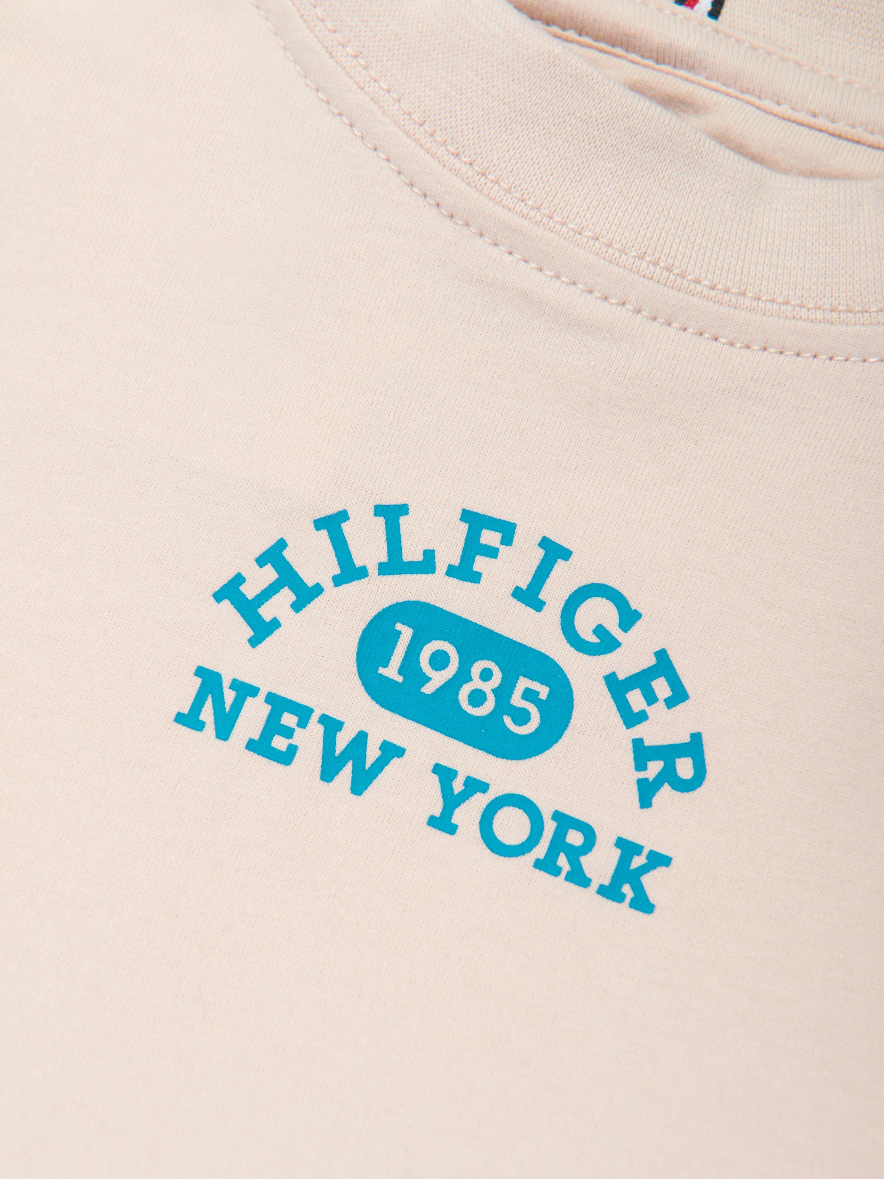 Tommy Hilfiger Girls Varsity T-Shirt in Beige
