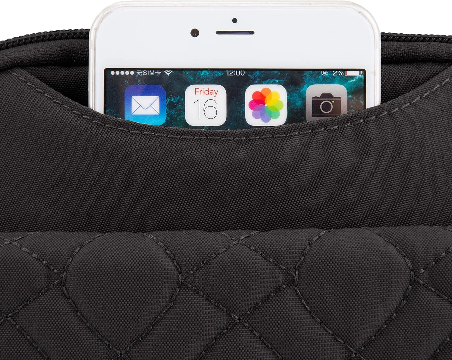 Travelon Anti-Theft Signature Quilted Slim Pouch