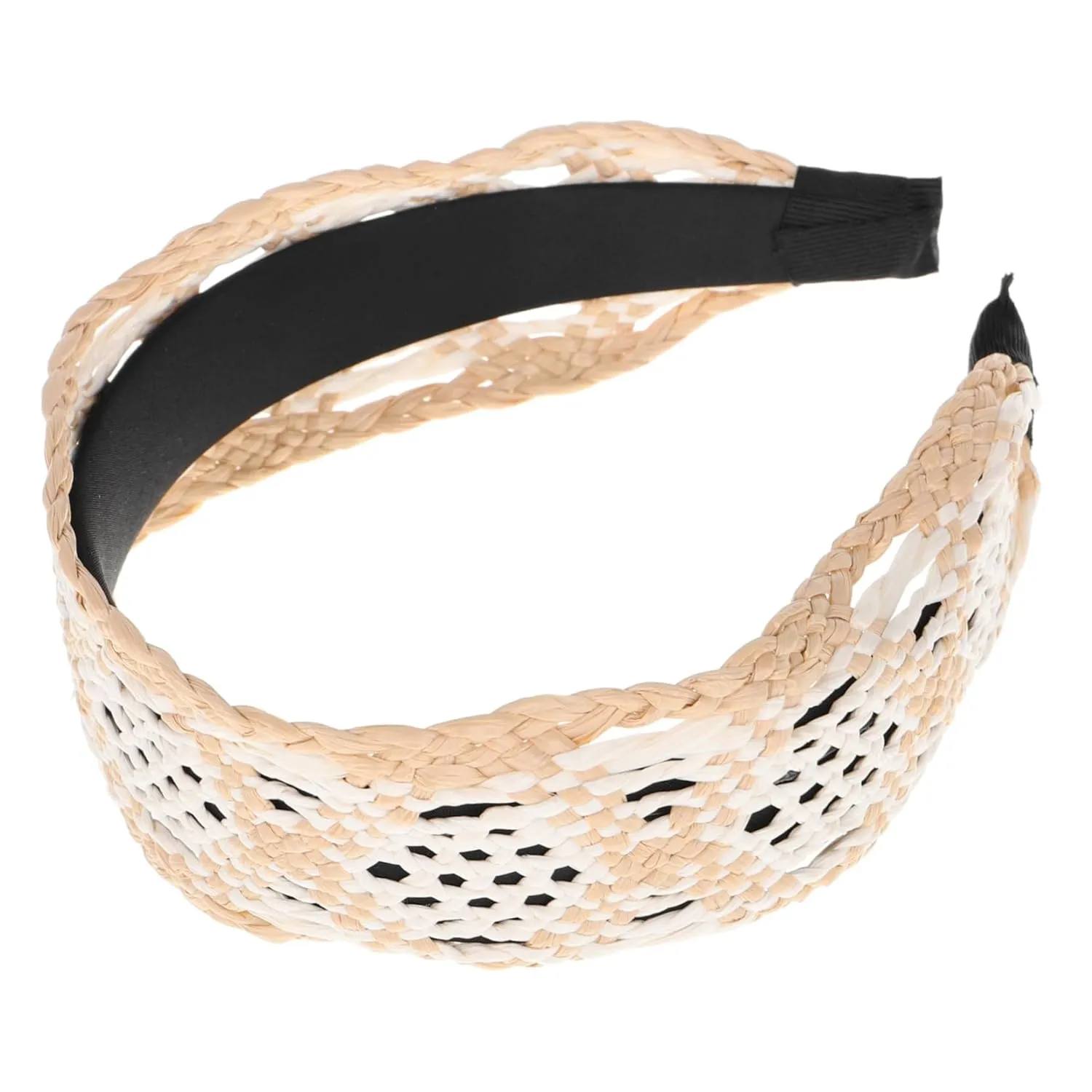 Versatile Wide Headband Woven for Women Comfortable Hair Band Stylish Hair Accessory Trendy Headwear