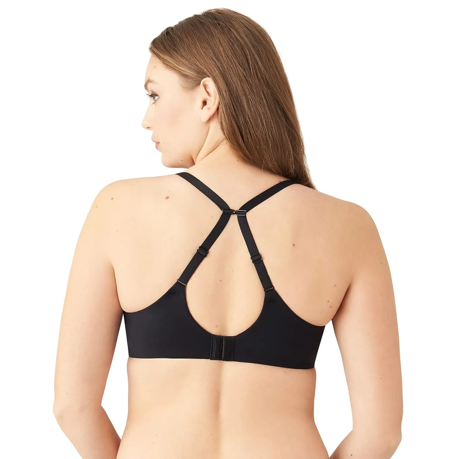 Wacoal Women's Perfect Primer Convertible Underwire T Shirt Bra, Black, 38DDD