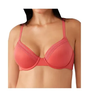 Wacoal Women's Perfect Primer Convertible Underwire T Shirt Bra, Mineral Red, 38DDD