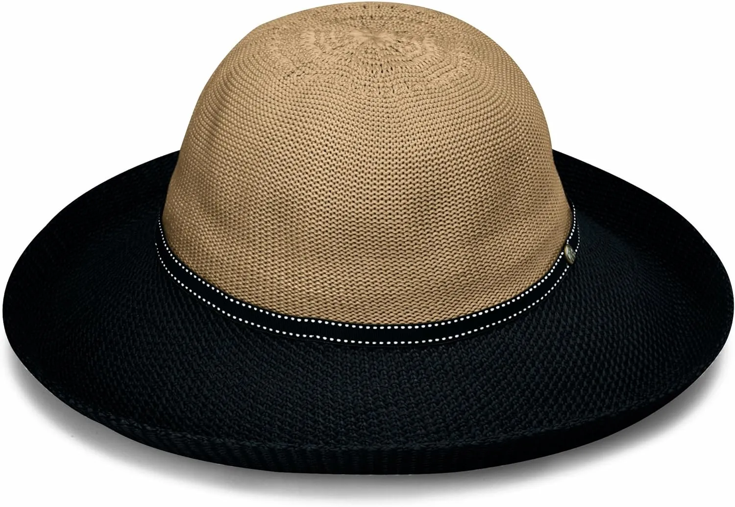 Wallaroo Womens Victoria Two-Toned Sun Hat  UPF 50  Sun Protection, Wide Brim, Adjustable, Cotton Lining, Summer Holiday